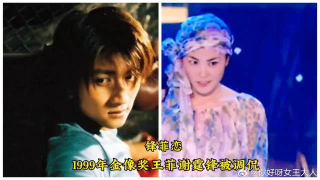 1999年金像奖王菲刘嘉玲谈新人谢霆锋，谢贤台下大笑