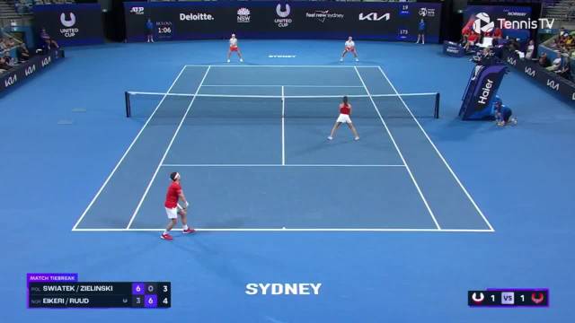 鲁德底线被斯瓦泰克压制，Iga的上旋确实是可以跟男球员原地battle的