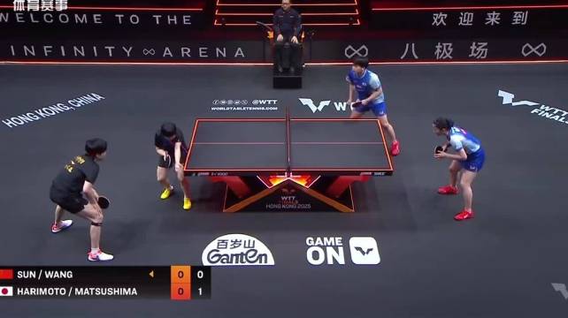 第一局前三板莎头组合速度、衔接让日本组合忙昏了头，混双老祖的默契真的绝了