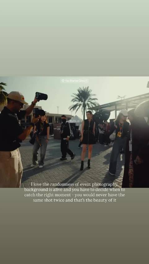 刘亦菲现身F1阿布扎比大奖赛，摄影师发布独家慢镜头花絮