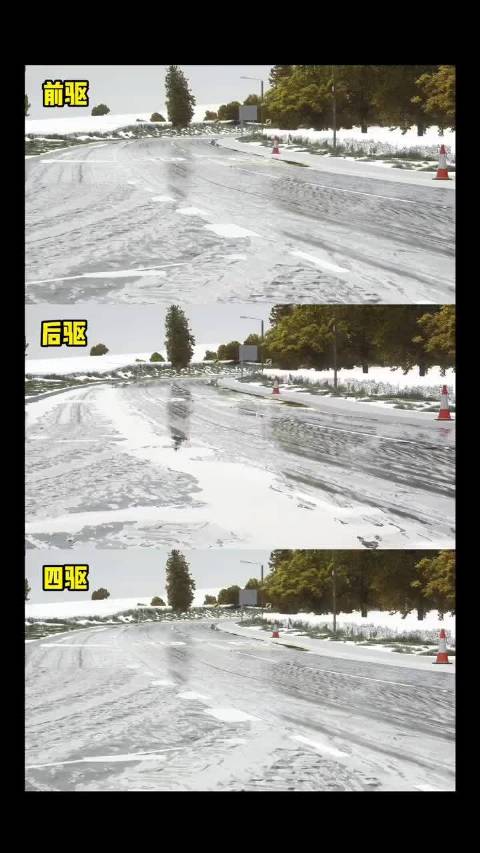雪地行车，后驱车简直是灾难