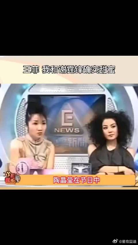 王菲受访直言陶晶莹套路,笑称与谢霆锋甜蜜