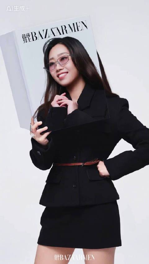 李飞李逗逗皮衣造型亮相时尚大片，喜剧人搞怪碰撞时尚