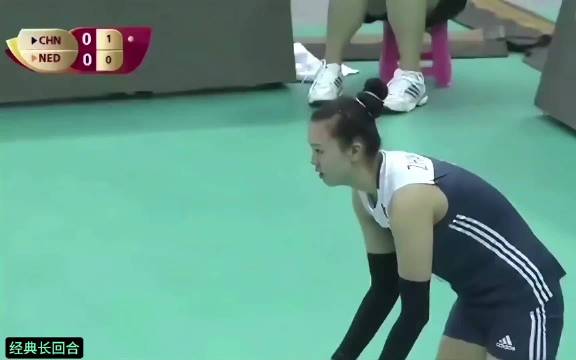 中国女排经典长回合，足足1分钟，朱婷5连扣