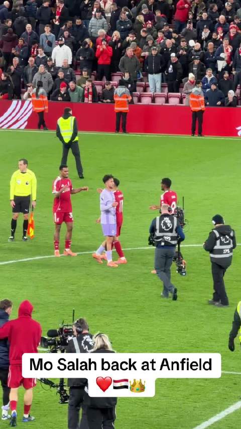 利物浦2-0胜布莱顿，萨拉赫替补献助攻获队友拥抱