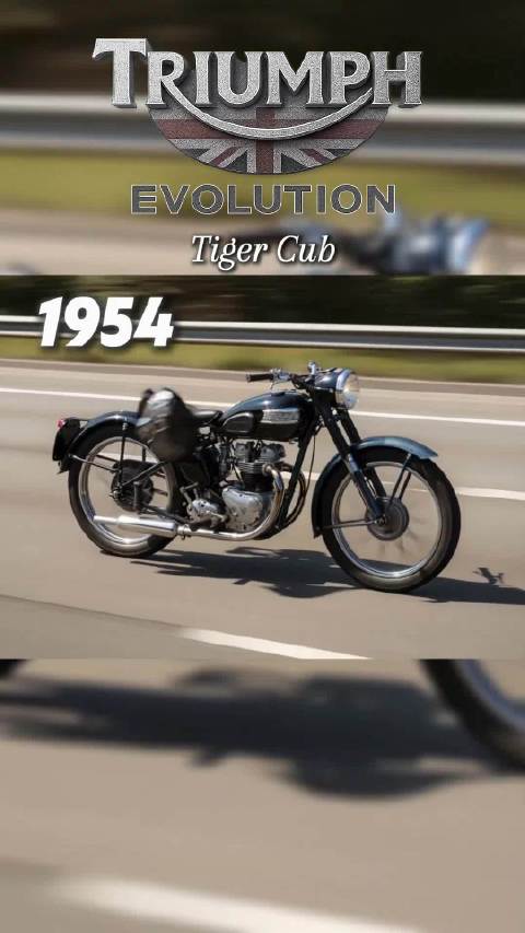 凯旋摩托的进化，AI生成