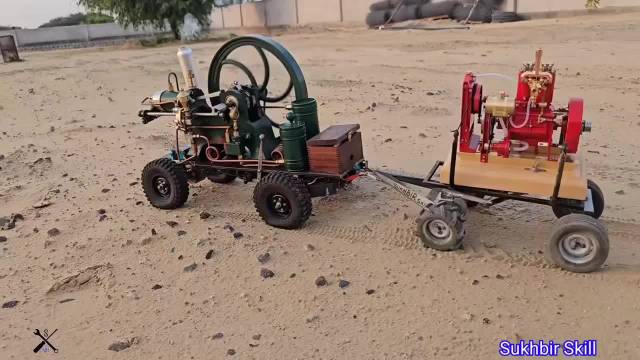 小型拖拉机制作过程 太逗了