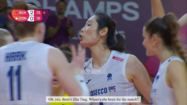 外国解说盛赞朱婷世界级扣球