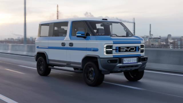 比亚迪鲨鱼皮卡化身鲨鱼越野超级VAN，很合理吧