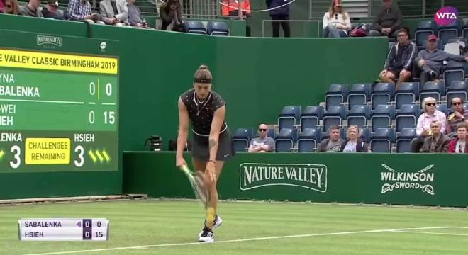 谢淑薇2019伯明翰赛力克萨巴伦卡