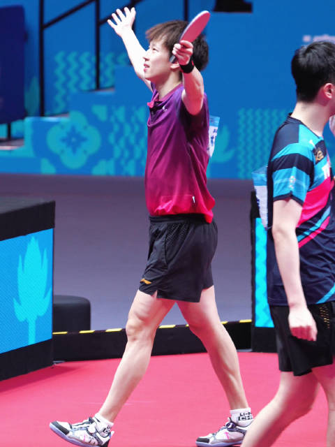 留存一下 第十五届全运会乒乓球混双夺冠之夜