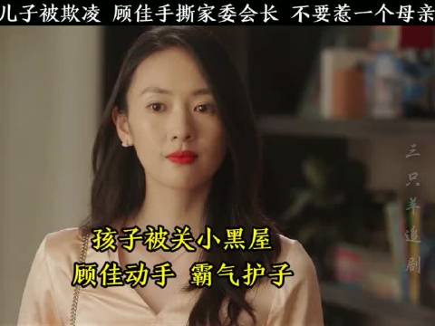 顾佳为孩子反击家委会长，母亲护子引热议