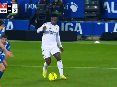 姆巴佩世界波罗德里戈破门，皇马2比1胜阿拉维斯