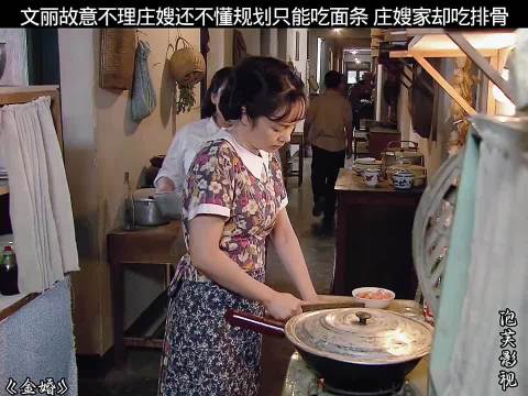 文丽故意不理庄嫂子致其只能吃面条
