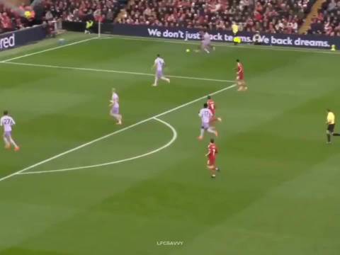 利物浦对阵布莱顿的创造机会的射门