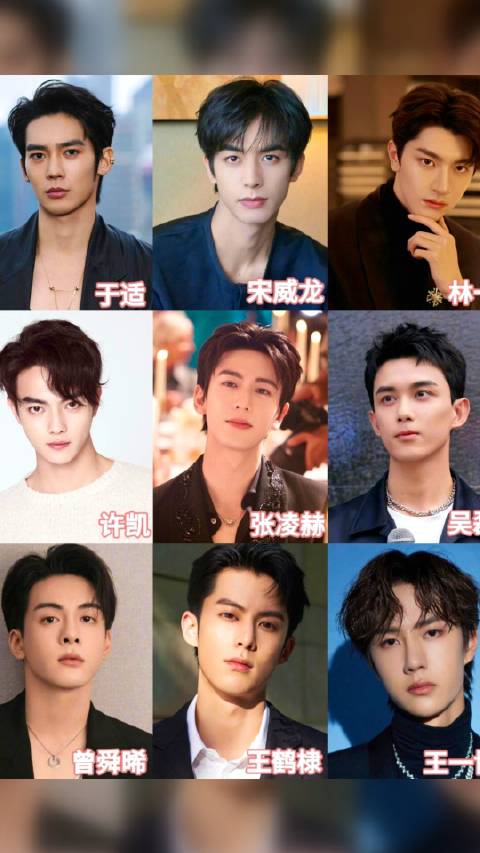 内娱95生身高超180，于适宋威龙等九位男星代表作盘点