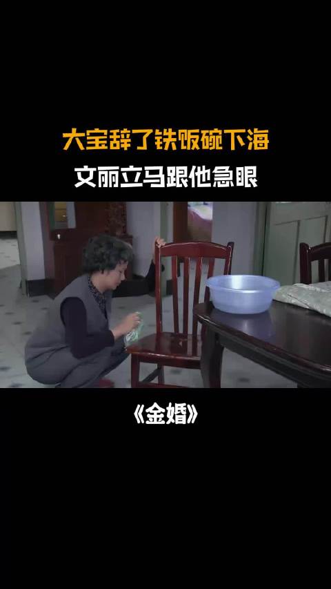 金婚：大宝辞了铁饭碗工作，下海开公司，文丽立马跟他急眼