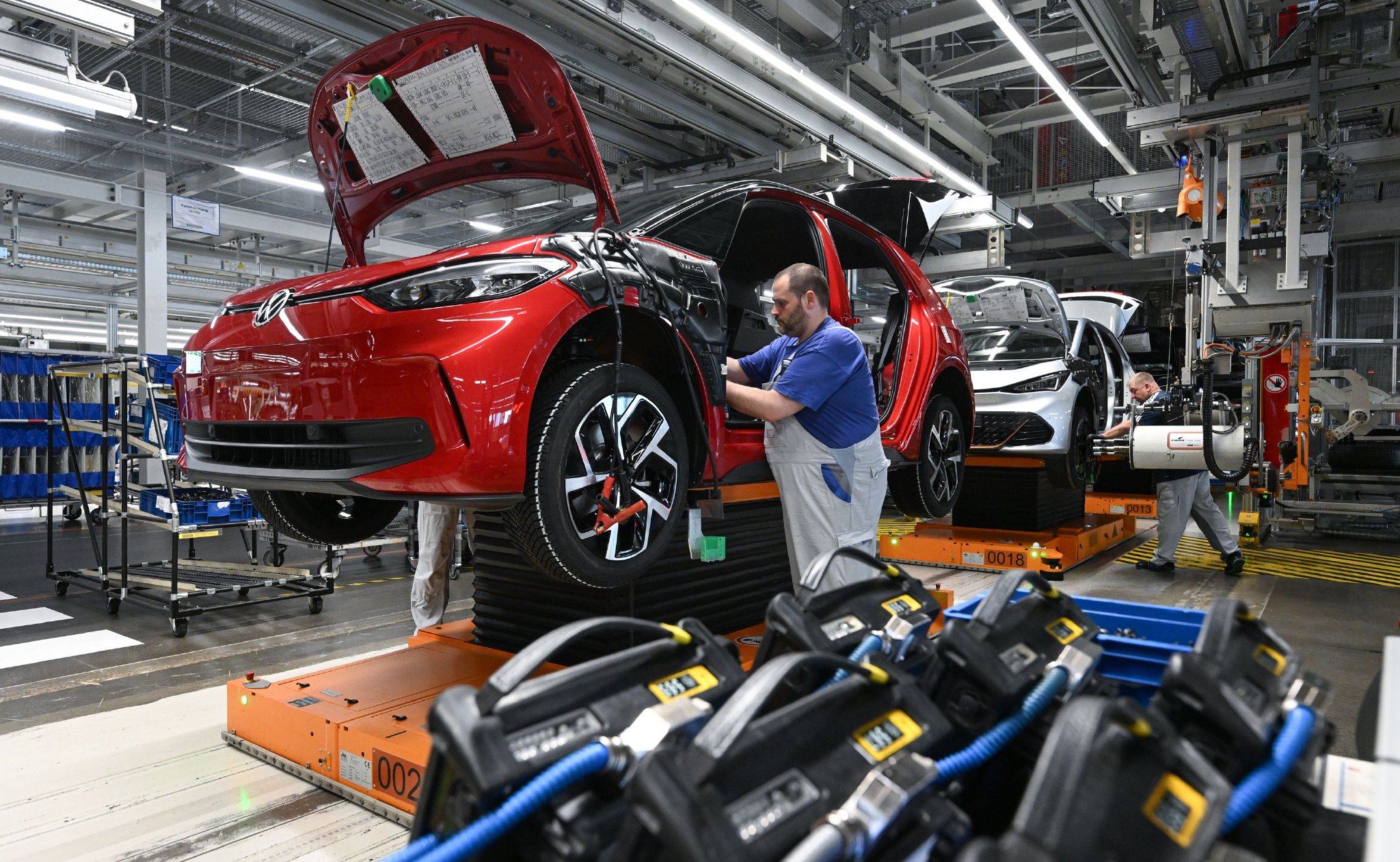 大众汽车茨威考工厂 视觉中国