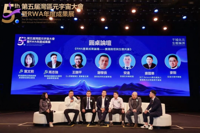 图：RWA年度成果展圆桌论坛从左至右：叶文莉、王锁平、安达、谢学良、唐国华、麦斯、高志强