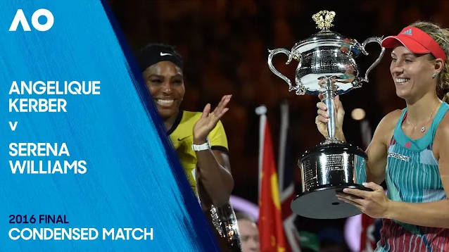 热血网球 | 科贝尔vs小威廉姆斯 2016澳网女单决赛HL