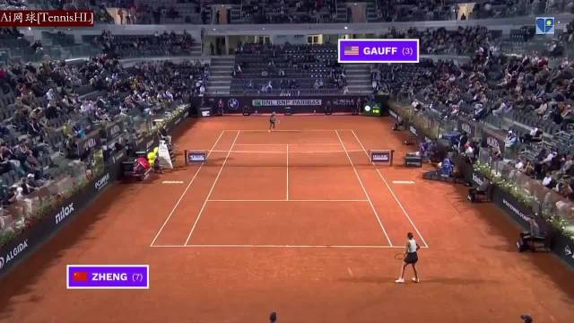 郑钦文罗马赛1/4决赛负高芙，关键抢七失利信心不足