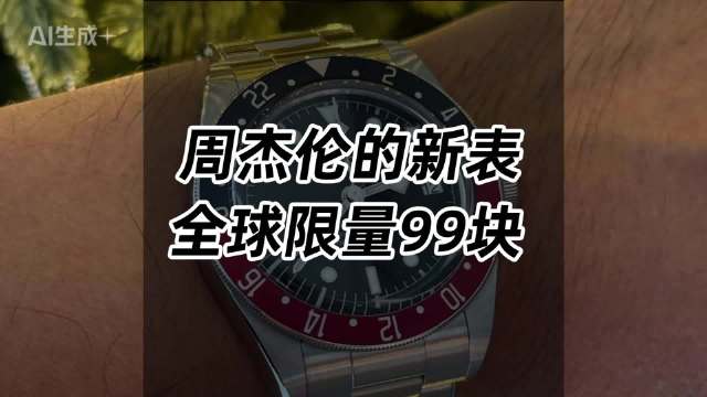 周董又开始晒表了！这次还是个超限量！