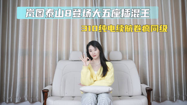 岚图泰山8登场大五座插混王，310纯电续航卷疯同级