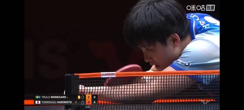 这才是我想看的乒乓球比赛啊 张本智和 勒布伦
