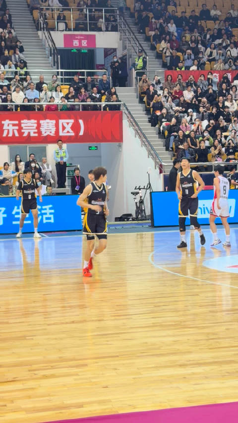 主教练和助理教练一同登场，杨力维前两次出手没进，还要找找比赛感觉