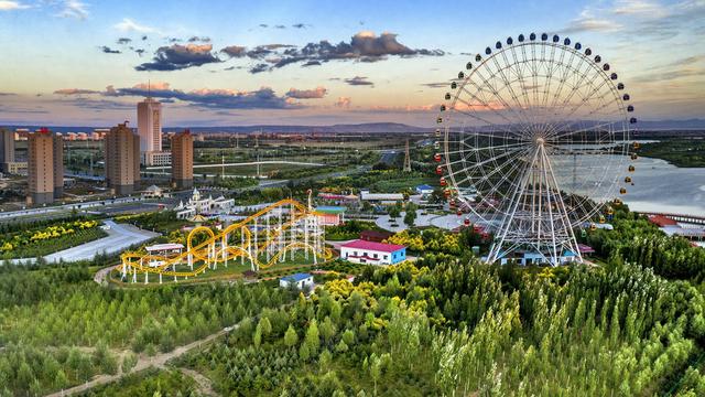 乌兰察布市霸王河风光。 于宝 摄