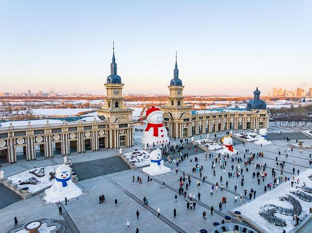 图为哈尔滨音乐公园。 图虫创意/供图