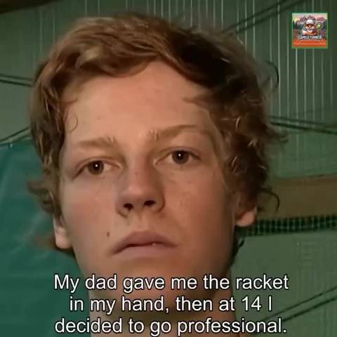 辛纳17岁采访透露目标年打70-75场，自称风格冷静爱喝可乐