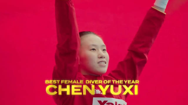 世界泳联官方宣布：中国选手陈芋汐当选2025年度最佳女子跳水运动员