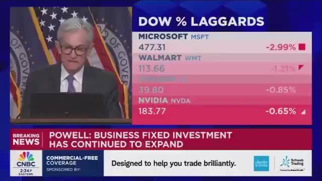 鲍威尔直言美国面临通胀与衰退两难抉择