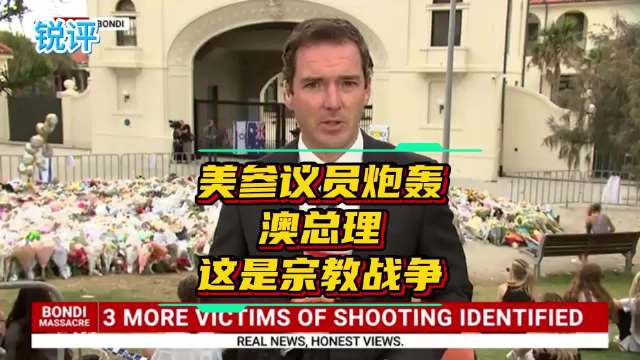 美参议员炮轰澳总理，这是宗教战争，控枪无法解决问题