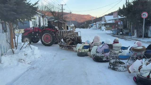南方游客体验东北乡村特色，拖拉机四季劳作引关注