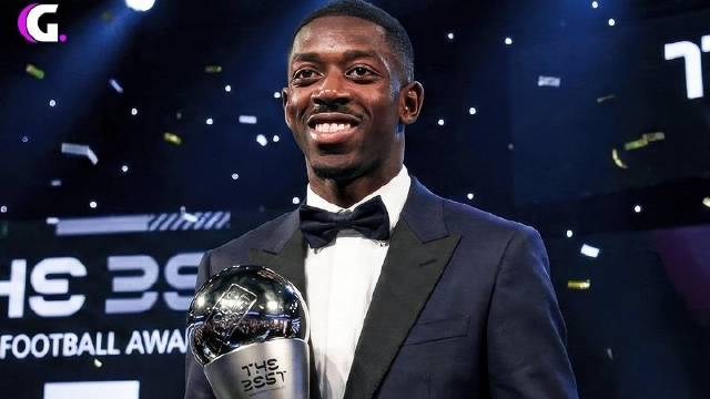 登贝莱包揽金球奖世界足球先生