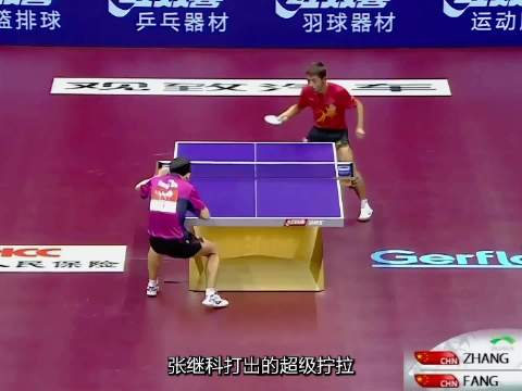 巅峰方博硬扛张继科的霸王拧，先后祭出马踏飞燕+猴王赶海