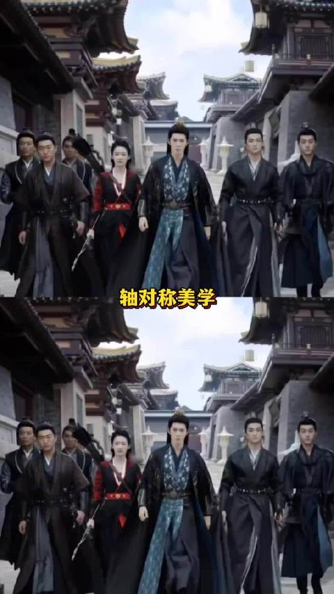 上一次看这么对称的还是北京中轴线抽象