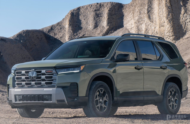 26款本田Pilot官图 内部新增双液晶屏