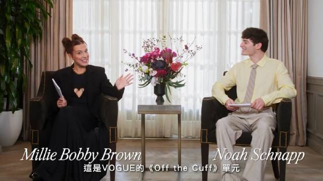 演员小11 Millie Bobby Brown和诺亚·施纳普回答网友问题中字视频！