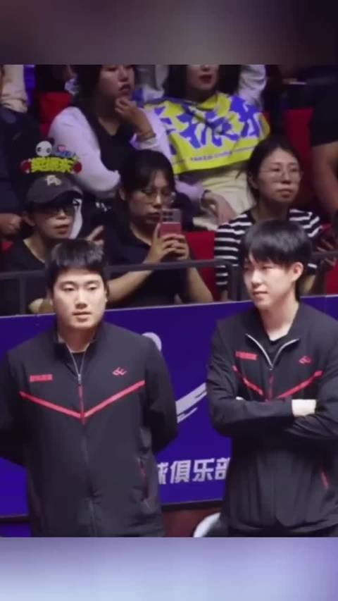 王楚钦梁靖崑霸州双甜赛场合体，欢喜冤家默契十足