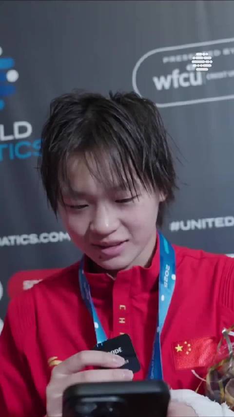 全红婵最爱用的表情包？ 没错，就是王楚钦！ ?你猜对了吗？ 全红婵