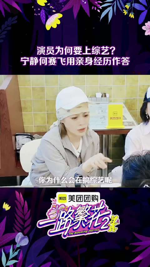 宁静何赛飞谈演员借综艺发光发热