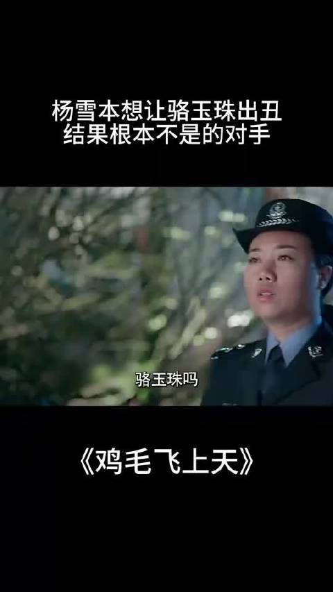 鸡毛飞上天：杨雪本想让骆玉珠出丑，结果根本不是的对手