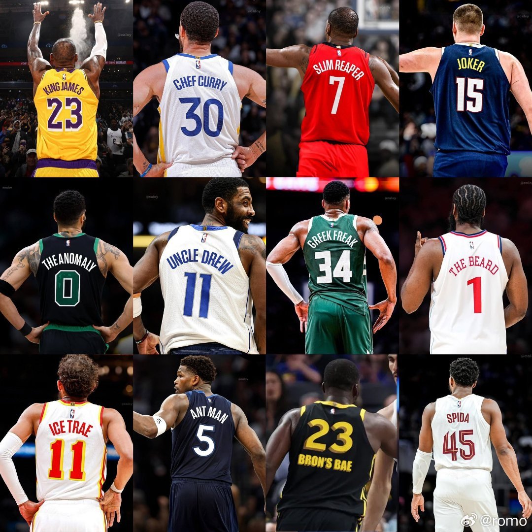 NBA球星绰号球衣引热议，球迷期待返场
