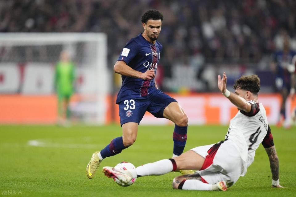 巴黎圣日耳曼3-2弗拉门戈，赛后评分：大巴黎39号排第一