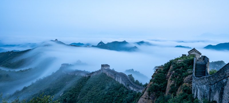 摄影作品《蓝色梦幻》