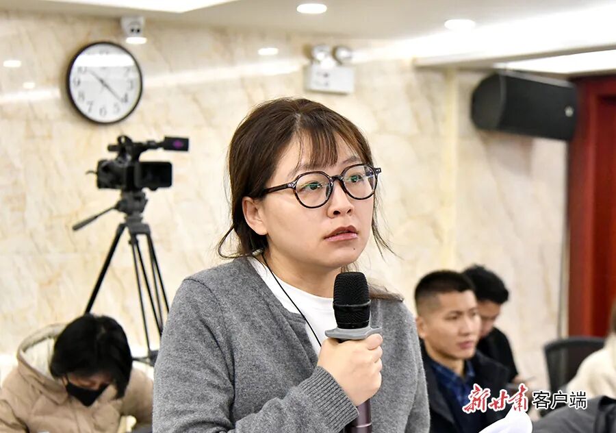 央广网记者现场提问