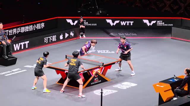 WTT香港总决赛｜王楚钦孙颖莎vs林诗栋蒯